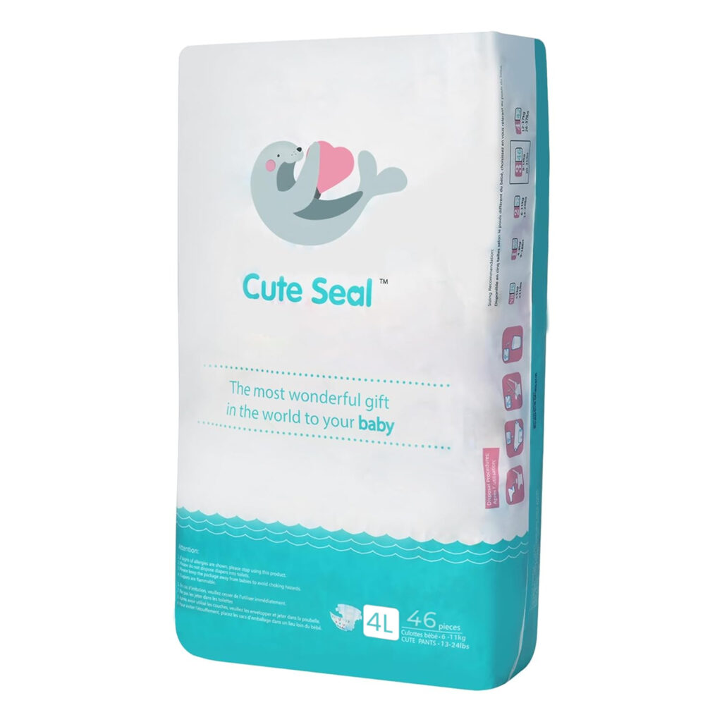 Cute Seal Velcro/Tape Type ( L ) - 46 Pcs